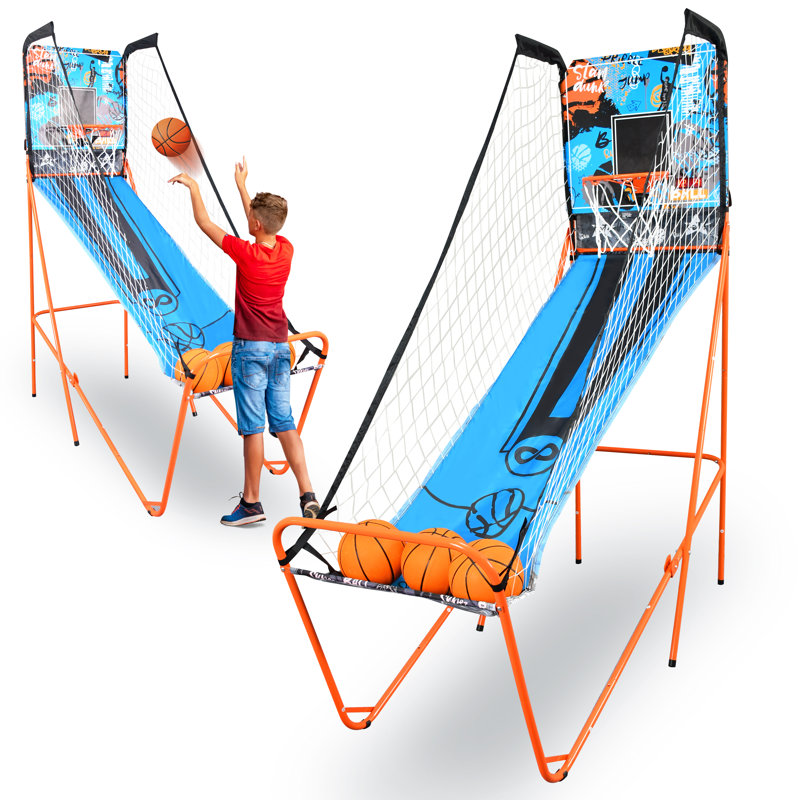Jeu d'arcade d'intérieur pour la maison avec basket-ball numérique à DEL électronique