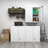 Metal Garage Storage Cabinet With Lock, Metal Wall Cabinets For Garage, Wall Mount Cabinet, Upper Cabinets Wall Mounted, Utility Cabinet With Adjustable Shelf-553922639