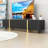 Wood TV Stand with Storage Cabinets and Drawers-1477001256
