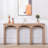 60"Long Rustic Archway Console Table