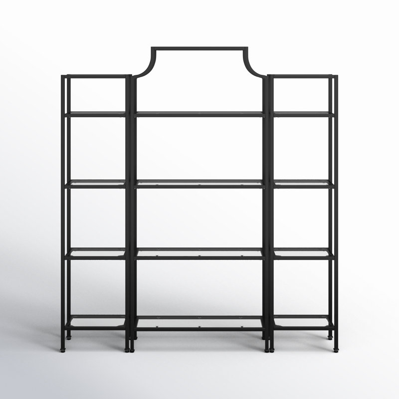 Letia Etagere Bookcase, Bronze