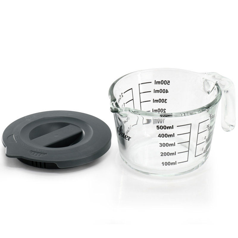 Tasse à mesurer en verre 16 oz avec couvercle Oster Coolidge
