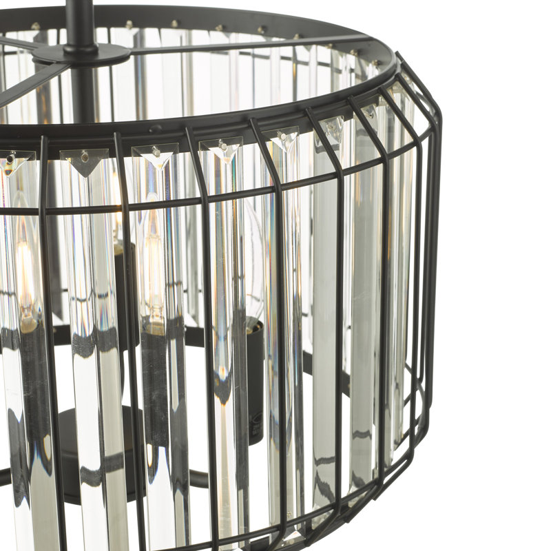 Avryl - Light Matt Black Pendant, 3