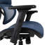 Chaise de bureau avec inclinaison synchro, appui-tête réglable, soutien lombaire et accoudoirs pivotants-57177986