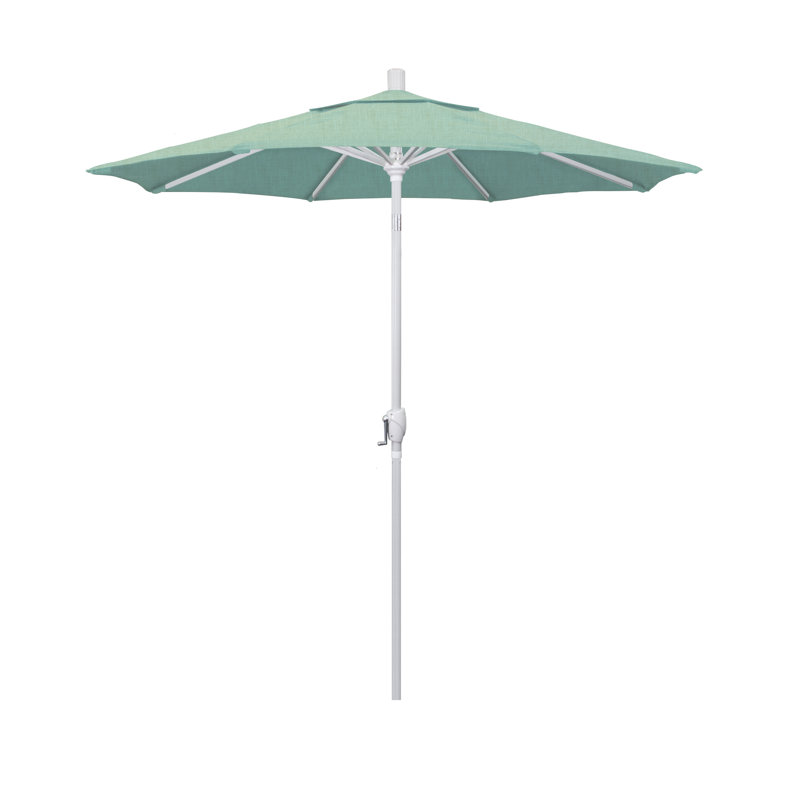 Parasol de marché 7,5', Gris, Toile Aruba Sunbrella®, Sunbrella®