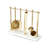 Bar Tool Set in Gold & Marble