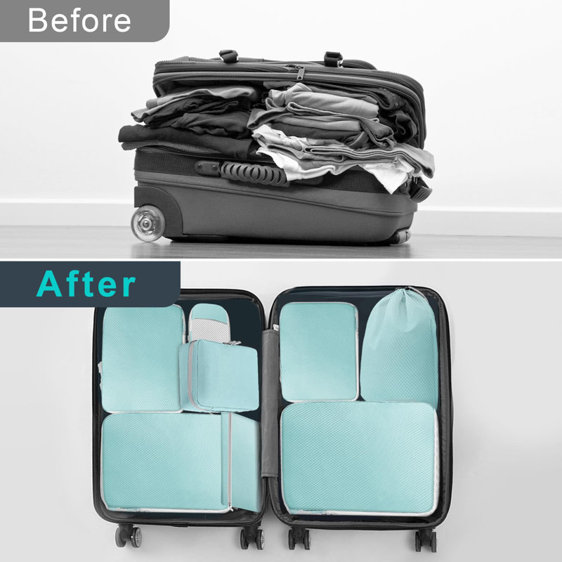 Rebrilliant Fabric Storage Bag, Blue