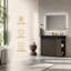 Meuble-lavabo 36 po avec lavabo à quartz noir, fermeture en douceur, tablette ouverte-725404109