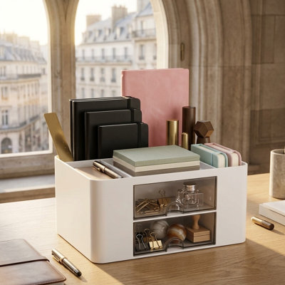 Plastic Desk Organiser
