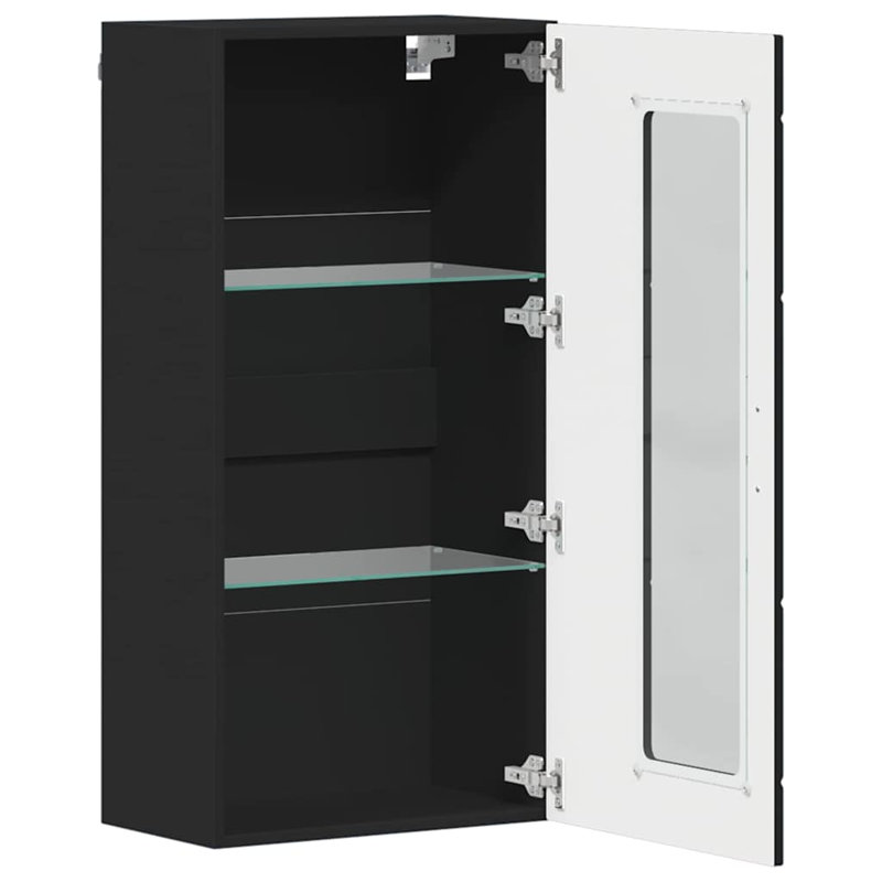 Rectangle Accent Cabinet, Black