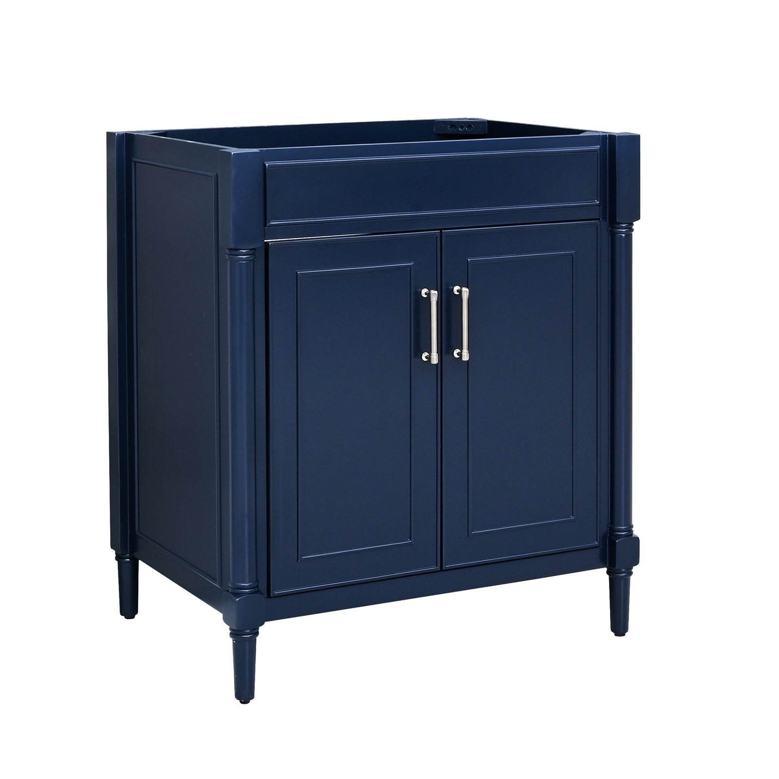 Addison 30'' Single Bathroom Vanity Base, Navy Blue