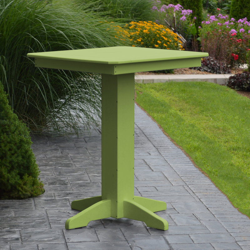 Table de bar Nettie, Vert lime, l 33 po x L 33 po x H 42 po