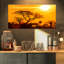 «Orange Glow of African Sunset», reproduction de photo sur toile tendue-399212260-388072607