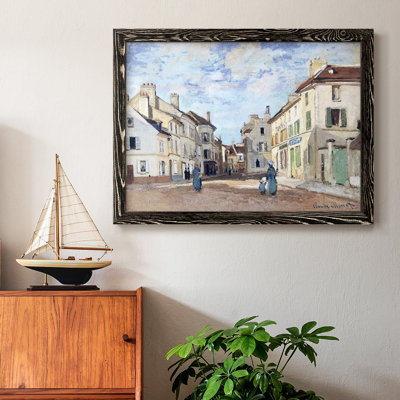 An Old Street Of Chaussee, Argenteuil, 1872, reproduction d'art sur toile