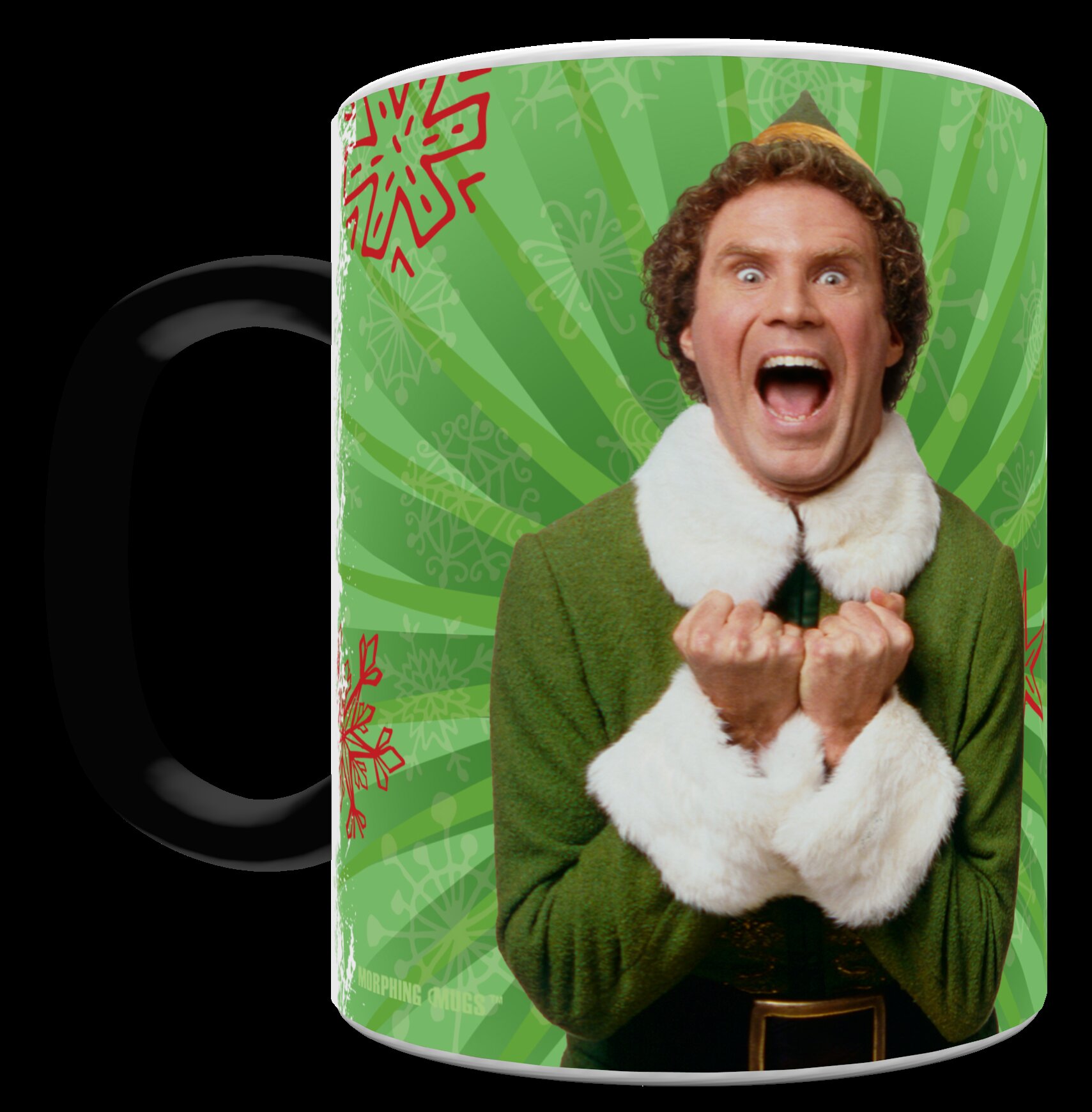 Elf Movie Inspired, World's Best Cup of Coffee, Color Accent Mug, 11oz or  15oz 