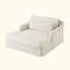 Canapé-lit en chenille, canapé Cama de 59,5 pouces, canapé-lit, canapé causeuse, canapé décontracté avec surface texturée et deux coussins, convient au salon-2130710443