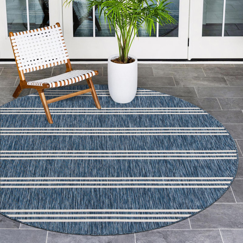 Jill Zarin Anguilla Indoor/Outdoor Rug, Round 4'1"