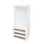 Garde-robe avec 3 tiroirs et tringle horizontale