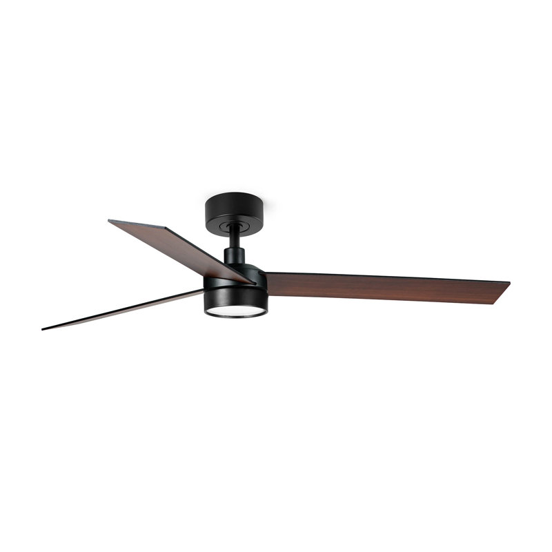 Ventilateur Rudder, Noir, Noyer