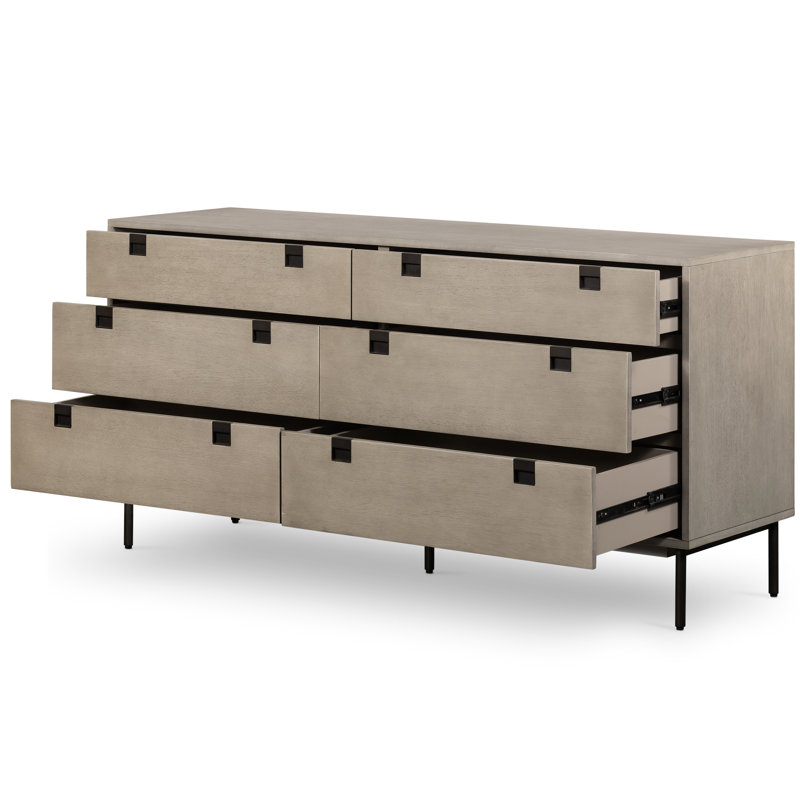 Commode double 6 tiroirs Udel