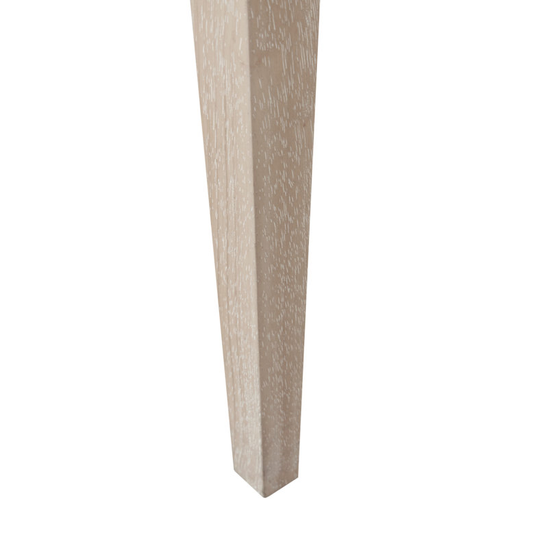 Elmcrest Taupe Linen and Rubberwood Dining Chair