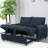 Loveseat, Sleeper, Sofa Bed, Upholstered Couch With Adjustable Backrest