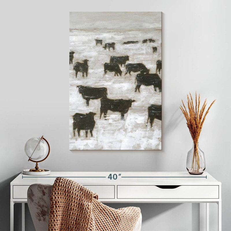 Brampt Winter Grazing II, 30" H x 20" W