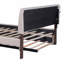 Lit plateforme tapissier avec lit gigogne double Teddy-617074058