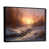 Black Floater Framed