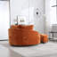 Fauteuil demi-tonneau avec repose-pieds-1173396224