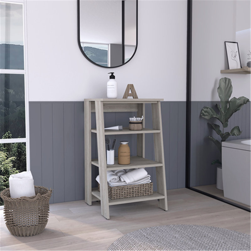 Armoire d'appoint Fathi, Gris clair