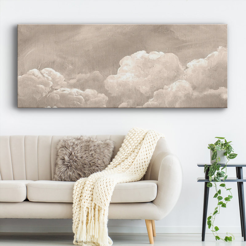 Toile tendue Painted Clouds I-Gallery, H 12 po x l 30 po x P 1,5 po
