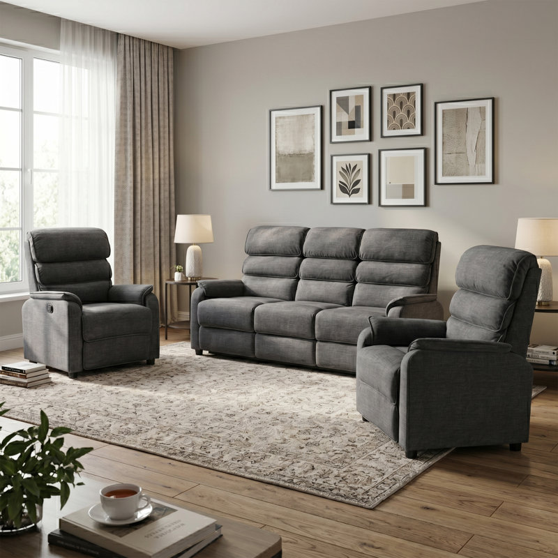 Blanche 2 Piece Reclining Sofa Set