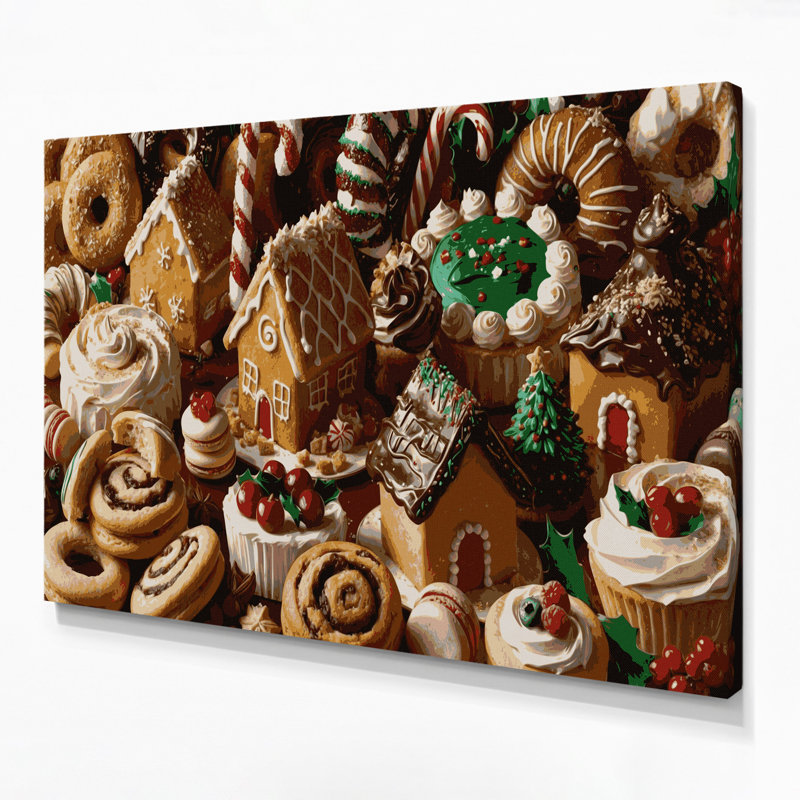 Art mural sur toile, Desserts, H 20 po x l 30 po