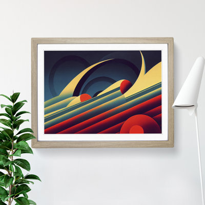 Expressive Modern Abstract - Single Picture Frame Print