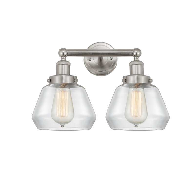 Rivka 2 - Light Dimmable Vanity Light, Clear, Brushed Satin Nickel