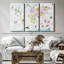 «World Map Continents» sur toile-388377689