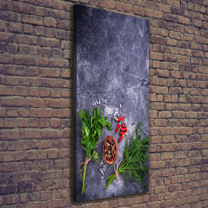 Herbs And Spices - Wrapped Canvas Print