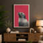 Seal in Pink Modern - Wrapped Canvas-2117264885-2117264886