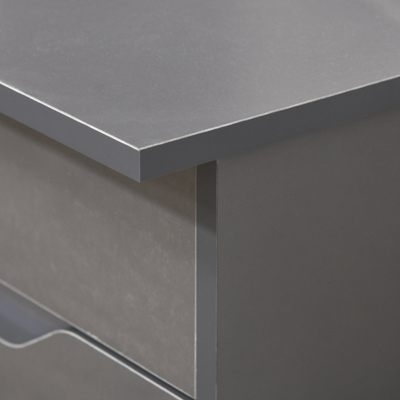 Dorlean Computer Desk, Grey