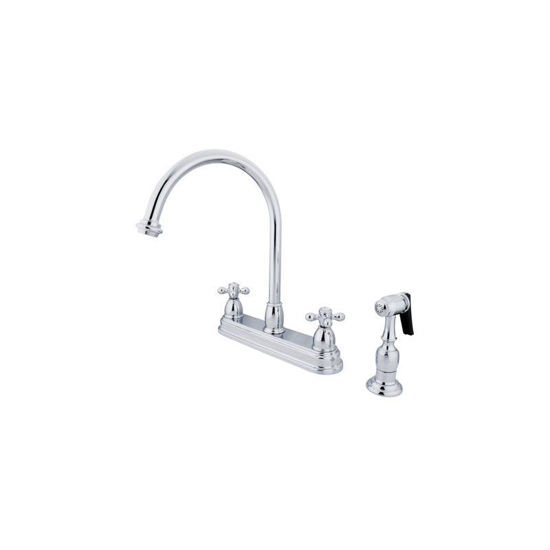 Distributeur d’eau chaud & froid avec jet latéral Restoration, Chrome poli