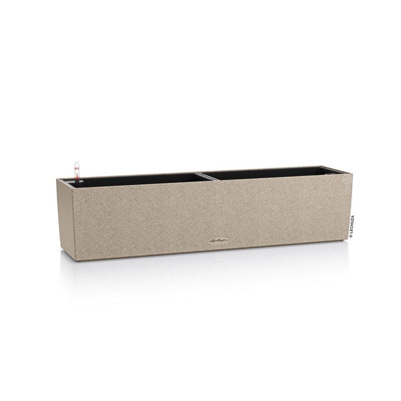 Balconera Window Box Planter, Sand Beige, 19 cm H x 79 cm W x 19 cm D
