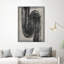 Gray Linear Path Ii '', toile encadrée par Giant Art-447586505