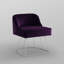 Tabouret de coiffeuse en velours Zena-429821720