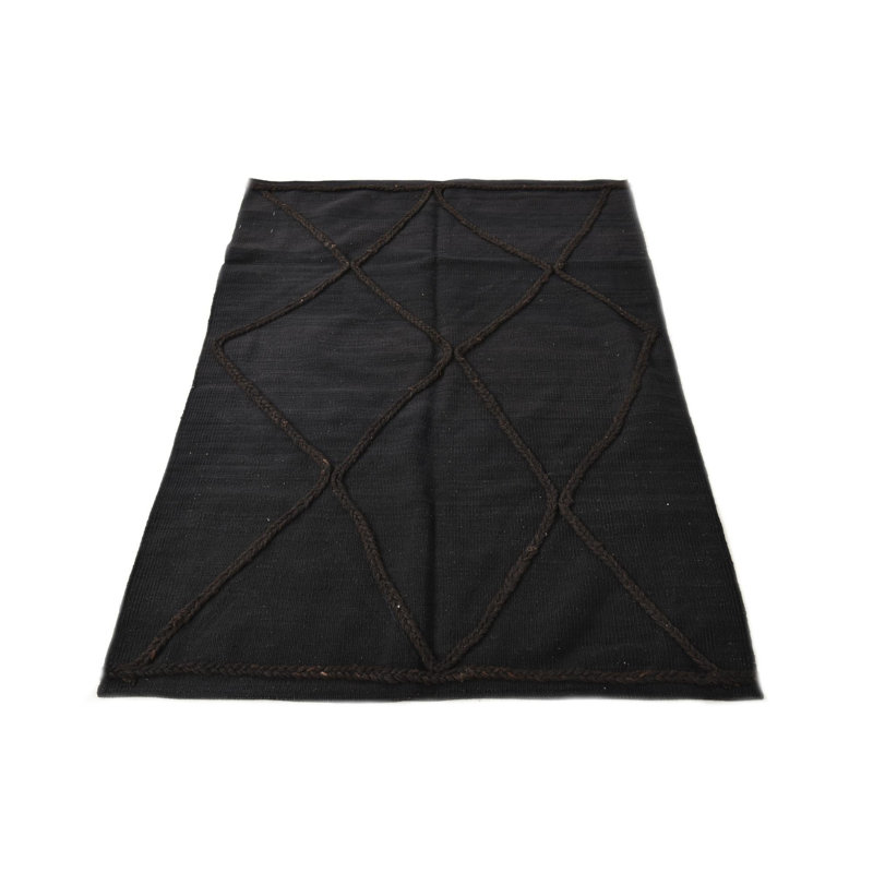 Tapis noir 3x5