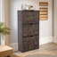 Industrial 3 Drawer Shoe Storage Cabinet With Flip Drawers