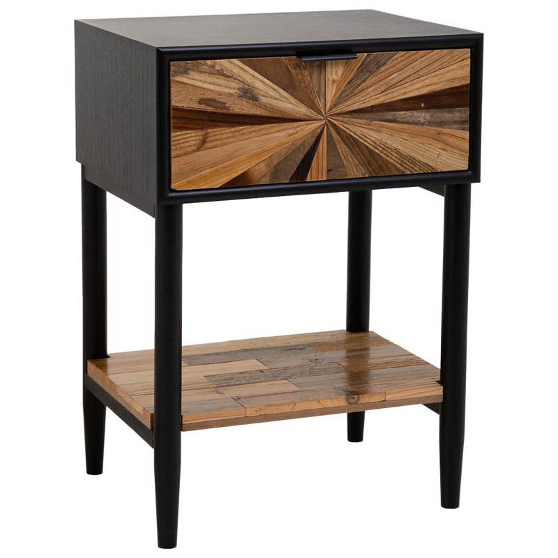 Alderwood 41cm W Manufactured Wood Bedside Table