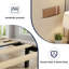 Structure de lit simple avec tête de lit ajustable, lit plateforme tapissier en velours-1598299898-1584971108