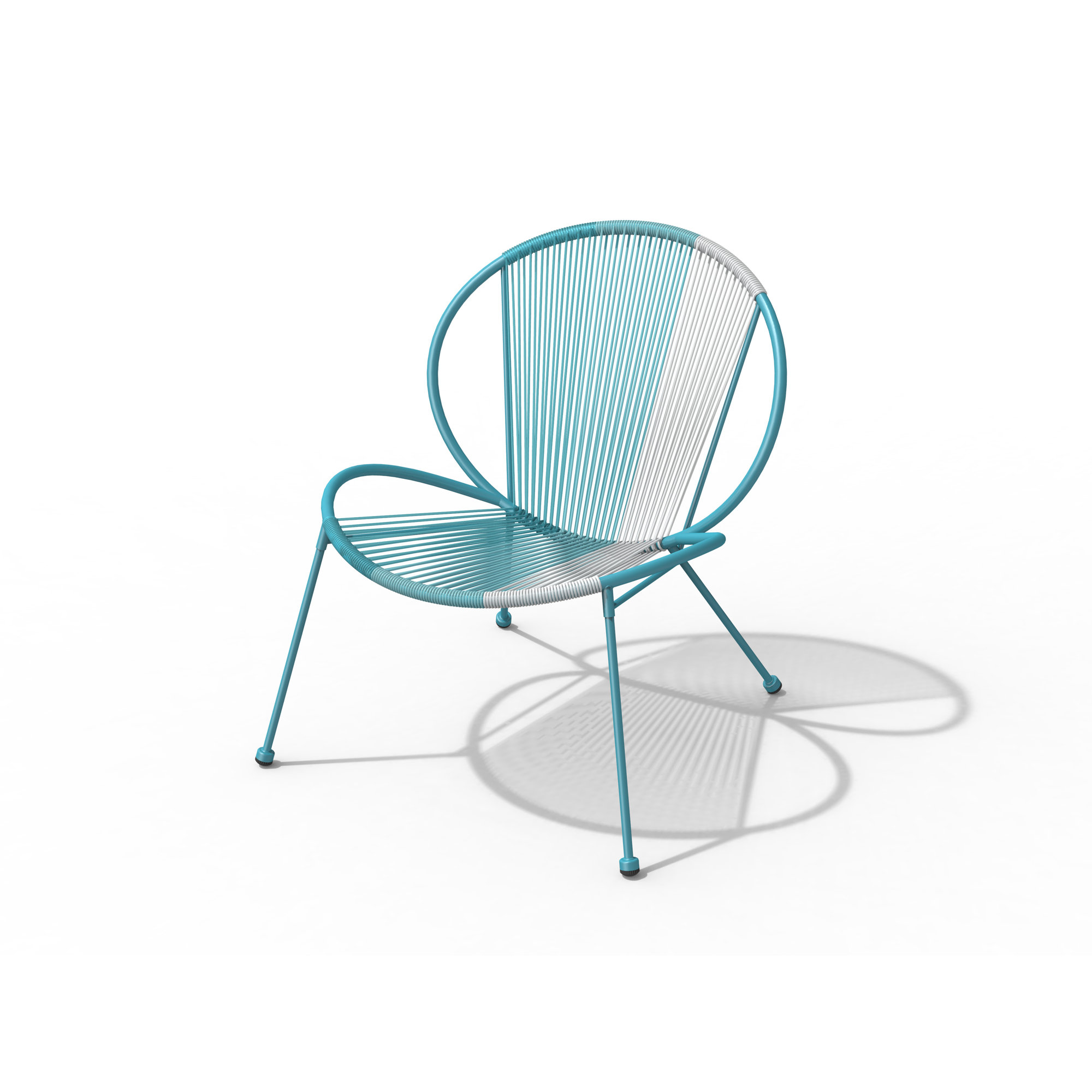 Halcott 2 - Person Patio Conversation Set, Blue