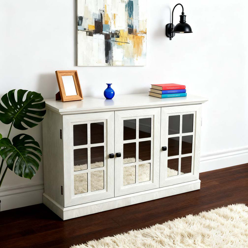 Armoire de rangement l 45 po, Blanc